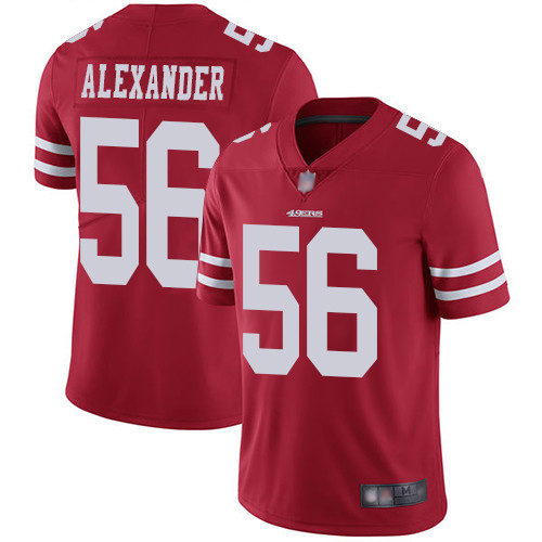 San Francisco 49ers Limited Red Men Kwon Alexander Home NFL Jersey 56 Vapor Untouchable